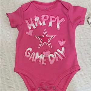 Pink Happy Gameday Kids One Piece